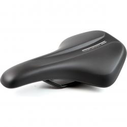 Седло Horst A059H универсальное MTB, 260х160мм, мягкое, эластомерное, черное, 00-180759 - фото