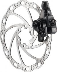 Набор тормозной Tektro MD-C400 Mira механический дисковый передний (ротор 160мм + суппорт + колодки), 00-180855 - фото