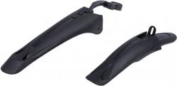 Комплект крыльев Bike Parts PM-05A, 20-24", пластик, черный - фото