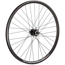 Колесо 28" заднее(без резины), двустенный алюм.обод 32 отв. - фото