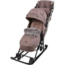 Коляска комбинированная НИКА Joy every day1, бежевый с мишками, J1/3 - фото