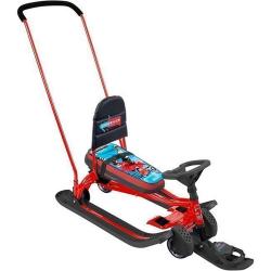 Снегокат НИКА Тимка спорт 6 ТС6/Х2, Nika kids hockey (красный каркас) - фото