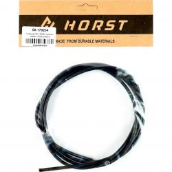 Рубашка тросика переключения Horst, MTB, 4мм, без заглушек, 2 метра, черная, 00-170234 - фото