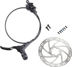 Гидравлический тормоз передний Tektro HD-M276-F-160-IS (ротор 160мм + суппорт + торм.ручка + шланг 90см) - фото