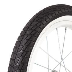 Покрышка PONELY P704 16”*2.125 с белой лентой - фото