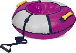 Тюбинг 70см ТБ1К-70/БСР2 баклажановый-серебро - фото