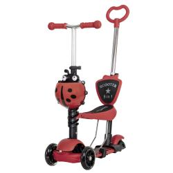 Самокат-кикборд Novatrack Disco-kids Saddle PRO (2019) - фото