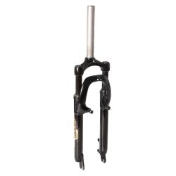 Вилка ZOOM CH-386E-26" 1 1/8" не резьбовая 191L, чёрная - фото