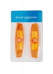 катафот на колесо J92 (белый, набор 2 шт) - фото