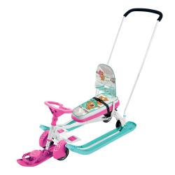 Снегокат НИКА Тимка спорт 6 ТС6/ЗМ, с забавными медвежатами - фото