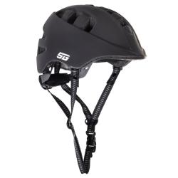 Шлем STG MA-2-B с фикс застежкой с фонариком - фото