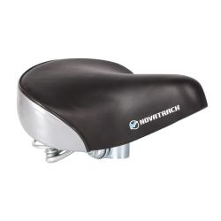 Седло HBAZ-0615-A Novatrack комфортное, черно-серое - фото