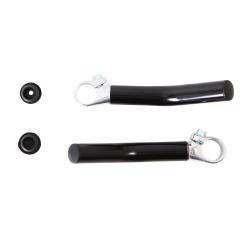 Рога HX-Y01-02 алюминий, черн., пара - фото