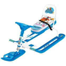 Снегокат НИКА Тимка спорт 4-1 ТС4-1/ММ1, Ми-ми-мишки на голубом - фото