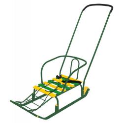 Санки Тимка 5 Комфорт Т5К+/3 Зеленый /Ника/ - фото