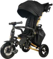 Велосипед трехколесный QPlay Nova Plus, с ручкой управления - фото