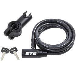 Велозамок STG CL-810 на ключе 10 мм х150 см - фото