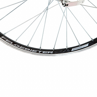 Колесо 24" заднее 32 спицы двойной обод втулка SF-A09R - фото