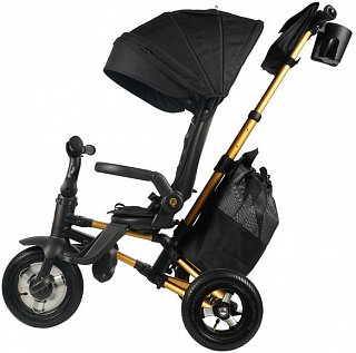 Велосипед трехколесный QPlay Nova Plus, с ручкой управления - фото