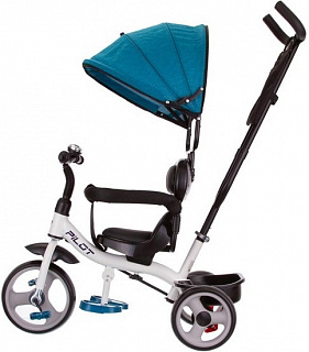 Велосипед трехколесный Pilot PT1, с ручкой управления - фото