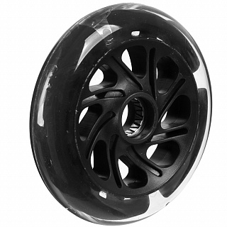 Колесо PU 120mm для пластиковых самокатов со светом - фото