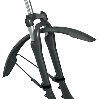 Крылья комплект SKS Veloflexx 65, пластик, для 26"-27.5", ширина 65 мм - фото