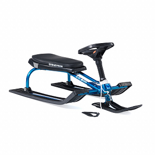 Снегокат Snowstorm 108x48см, черный пластик - фото