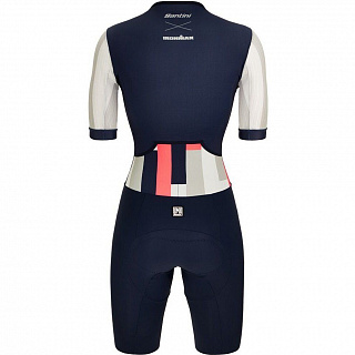 Трисьют с коротким рукавом женский Santini Aahonoui Viper-Ironman Women's SS Trisuit - фото