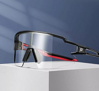 Очки велосипедные ROCKBROS, фотохромные, всепогодные, черный, линзы с поляризацией, RB_10175 - фото