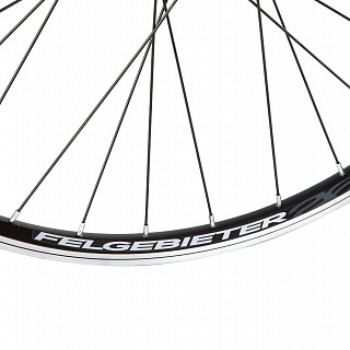 Колесо 26" заднее(без резины), двустенный пистонированный алюм.обод 32 отв. - фото