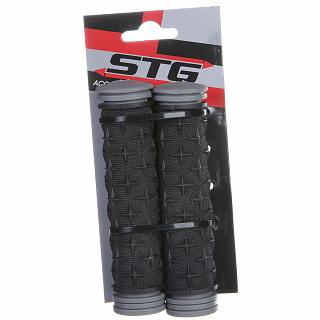 Грипсы STG, 130 мм, черный - фото