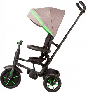 Велосипед трехколесный QPlay Star Eva, с ручкой управления - фото