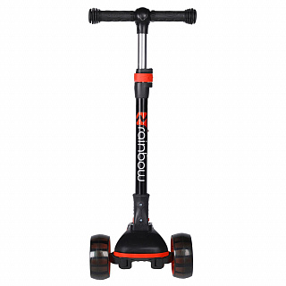 Самокат детский Novatrack Rainbow 120 BB (2025) со светящимися колёсами - фото