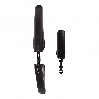 Крылья P-26А, переднее и заднее, кронштейн 8,5мм, пластик, черные - фото