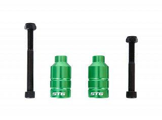 Пеги для трюкового самоката с осью, 22.2 мм, алюминиевые - фото