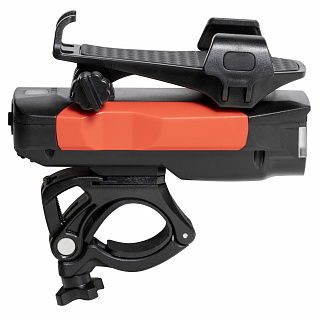 Фонарь передний STG B752 550Lm 4000mAH с держателем телефона - фото