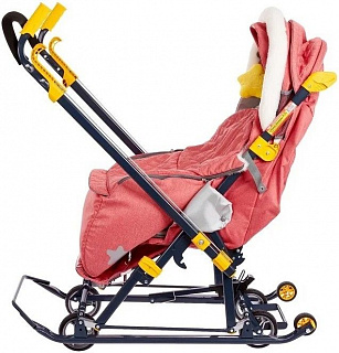 Санки-коляска комбинированная НИКА детям 7-7 - фото