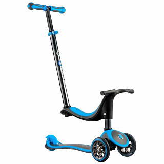 Самокат-кикборд GLOBBER MY FREE SEAT TITANIUM 4 IN 1 V2 (2018) - фото