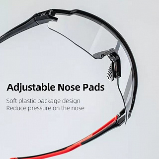 Очки велосипедные ROCKBROS, фотохромные, всепогодные, черный, линзы с поляризацией, RB_10175 - фото