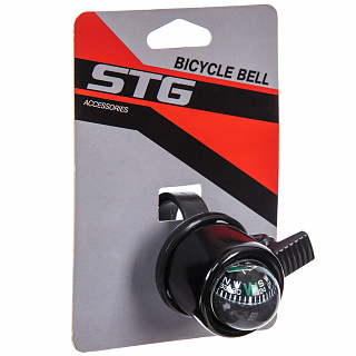 Звонок 14A-05, черный, с компасом - фото