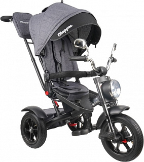 Велосипед трехколесный Chopper CH1-1 с ручкой управления - фото