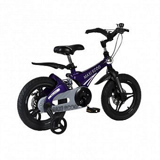 Велосипед Maxiscoo "Galaxy" (2022) Делюкс Плюс, 14" - фото