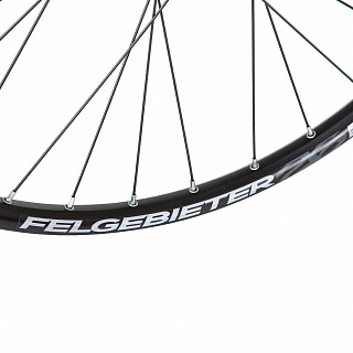 Колесо 26" переднее 32 спицы двойной обод втулка SF B27F - фото