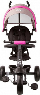 Велосипед трехколесный QPlay Star Eva, с ручкой управления - фото