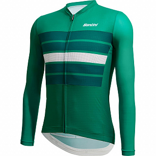 Веломайка с длинным рукавом Santini Sleek Bengal LS Cycling Jersey - фото