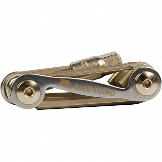 Мультитул велосипедный Bikehand YC-286N, 2/2.5/3/4/5/6/8мм, +/- отвертки, T25, 6-14286 - фото