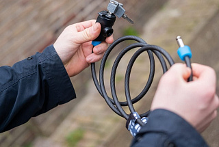 Замок велосипедный BBB PowerSafe BBL-31, 8x1500 мм - фото