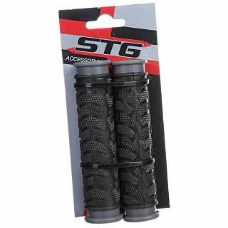Грипсы STG, 110 мм, темно-серый - фото