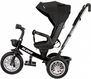 Велосипед трехколесный Slider IT1101, надувные колеса, с ручкой управления - фото